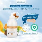  KEM DƯỠNG ẨM HẠNH NHÂN LÀM DỊU DA MSM - MOOGOO 