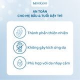  Lăn khử mùi cho da nhạy cảm, mẹ bầu không mùi MooGoo 60ml 