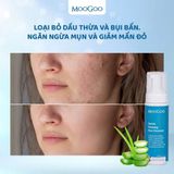  SỮA RỬA MẶT TRẮNG DA, KIỀM DẦU, CHỐNG MỤN, CHIẾT XUẤT HOA CÚC VÀ ĐU ĐỦ - MOOGOO 