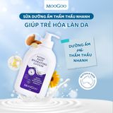  Sữa dưỡng ẩm thẩm thấu nhanh giúp trẻ hóa làn da MooGoo Natural Fast Hydrating Lotion 500g 