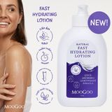  Sữa dưỡng ẩm thẩm thấu nhanh giúp trẻ hóa làn da MooGoo Natural Fast Hydrating Lotion 500g 