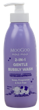  MooGoo Sữa Tắm Gội Tự Nhiên 2in1 Bubbly Wash 500ml Từ Cám Gạo Cho Bé Không Chứa SLS & Paraben 