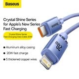  Cáp Baseus Crystal Shine PD 1.2m - Tím 