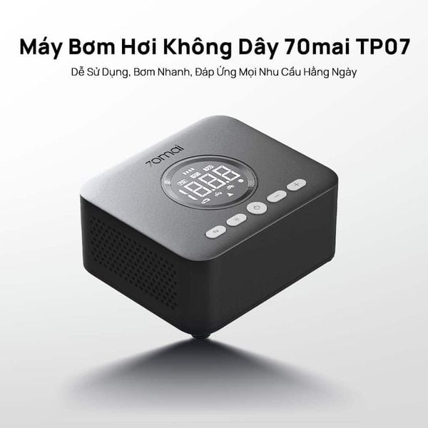  Bơm Lốp Không Dây (Pin) 70mai TP07 