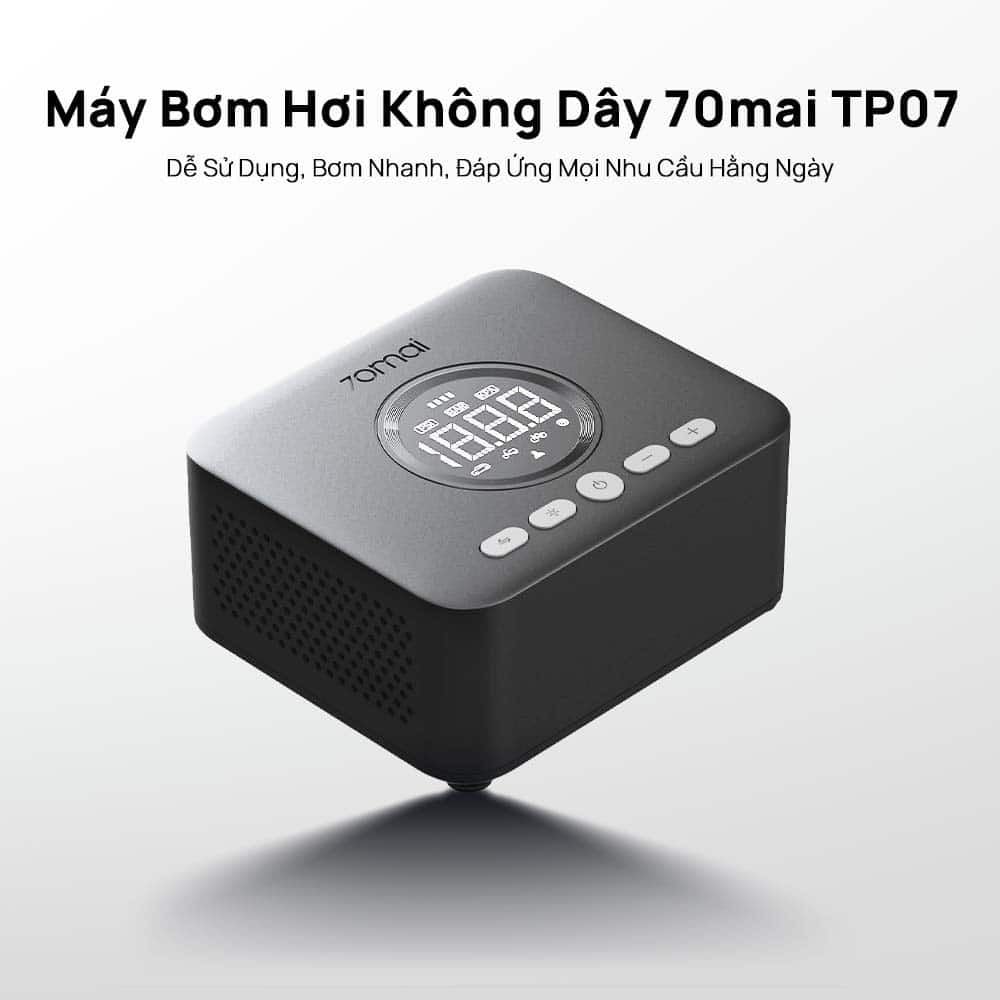  Bơm Lốp Không Dây (Pin) 70mai TP07 