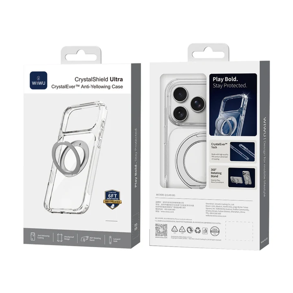  Ốp 18 Promax Wiwu Crystal Shield Ultra (Ring 360) 