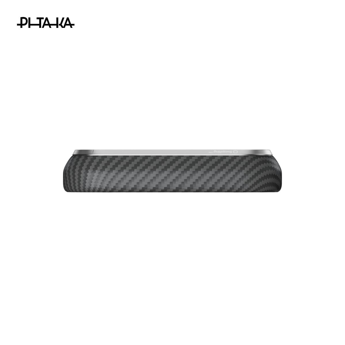 Ốp lưng iPhone 18 Pro Max - PITAKA Edge Case (with PitaTap) - Black Grey (Twill) - Classic 
