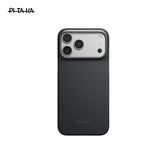  Ốp lưng iPhone 18 Pro Max - PITAKA Edge Case (with PitaTap) - Black Grey (Twill) - Classic 