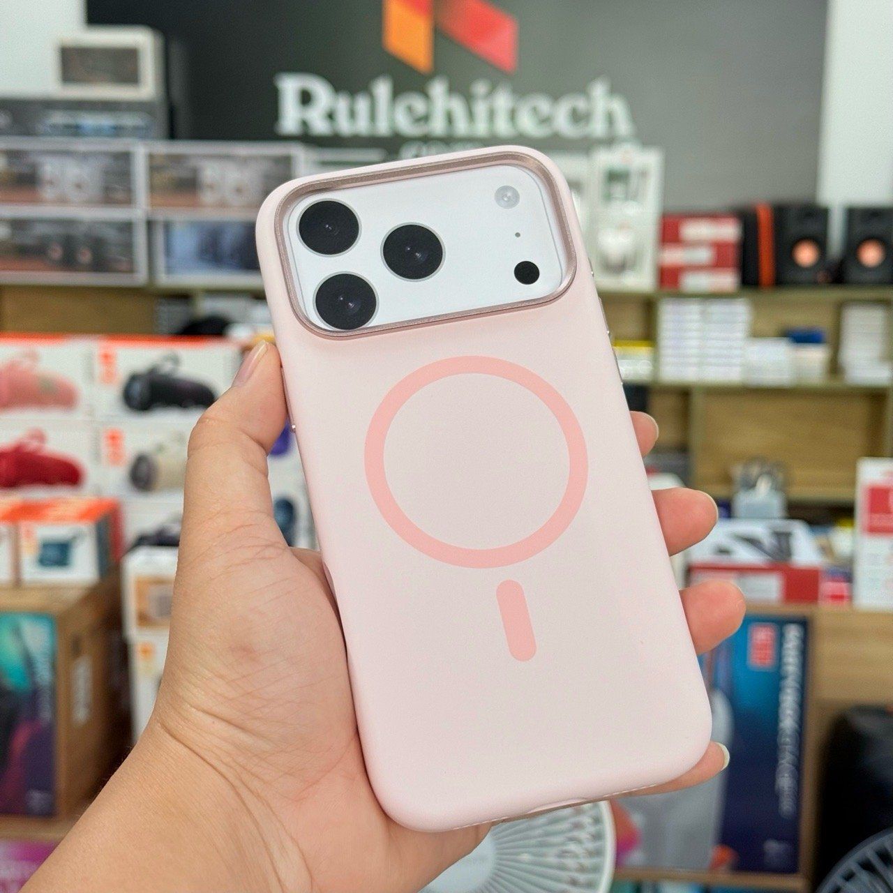  Ốp 17 Promax Mutural Silicon - Hồng 