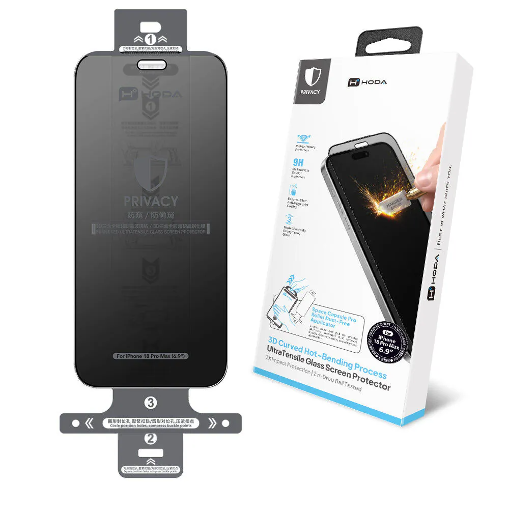  Kính 18 Promax Hoda 3D Ultra Chống Nhìn Trộm (Dán Máy) 