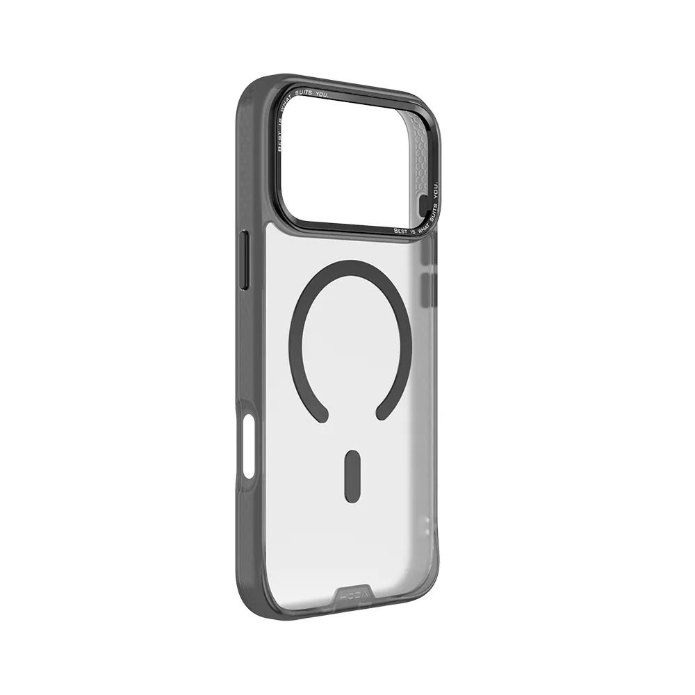  Ốp 17 Pro Hoda Rough Magsafe - Đen 