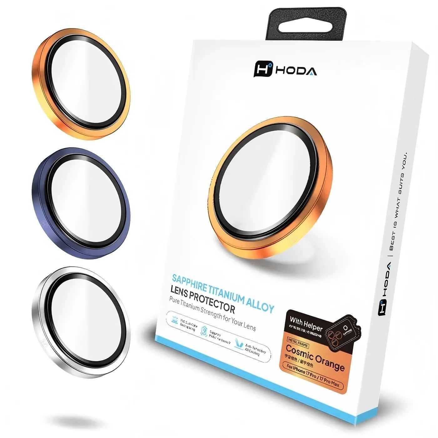  Lens 17 Promax/17Pro Hoda Sapphire Titanium Alloy - Cam 