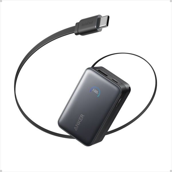  Pin Anker Nano 10.000mah 45W (Kèm Cáp C)-Đen A1638 
