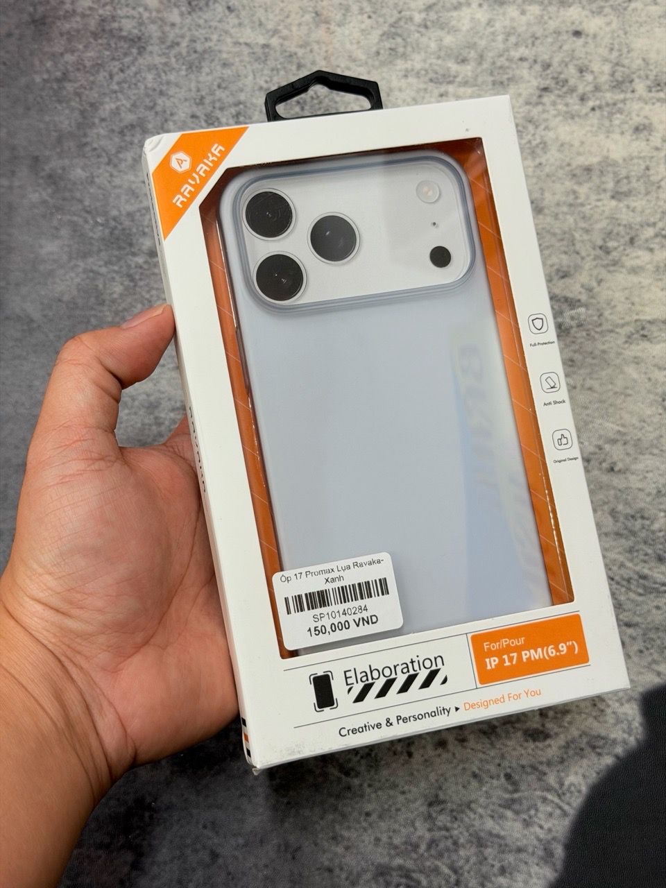  Ốp 17 Promax Lụa Ravaka-Xanh (siêu mỏng, không ố) 