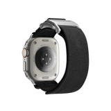  Dây Applewatch Aulumu A11-Dây Đen/Khoá Bạc (44/45/49) 