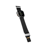  Dây Applewatch Aulumu A11-Dây Đen/Khoá Bạc (44/45/49) 