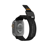  Dây Applewatch Aulumu A11-Dây Đen/Khoá Đen (44/45/49) 