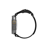  Dây Applewatch Aulumu A11-Dây Đen/Khoá Đen (44/45/49) 