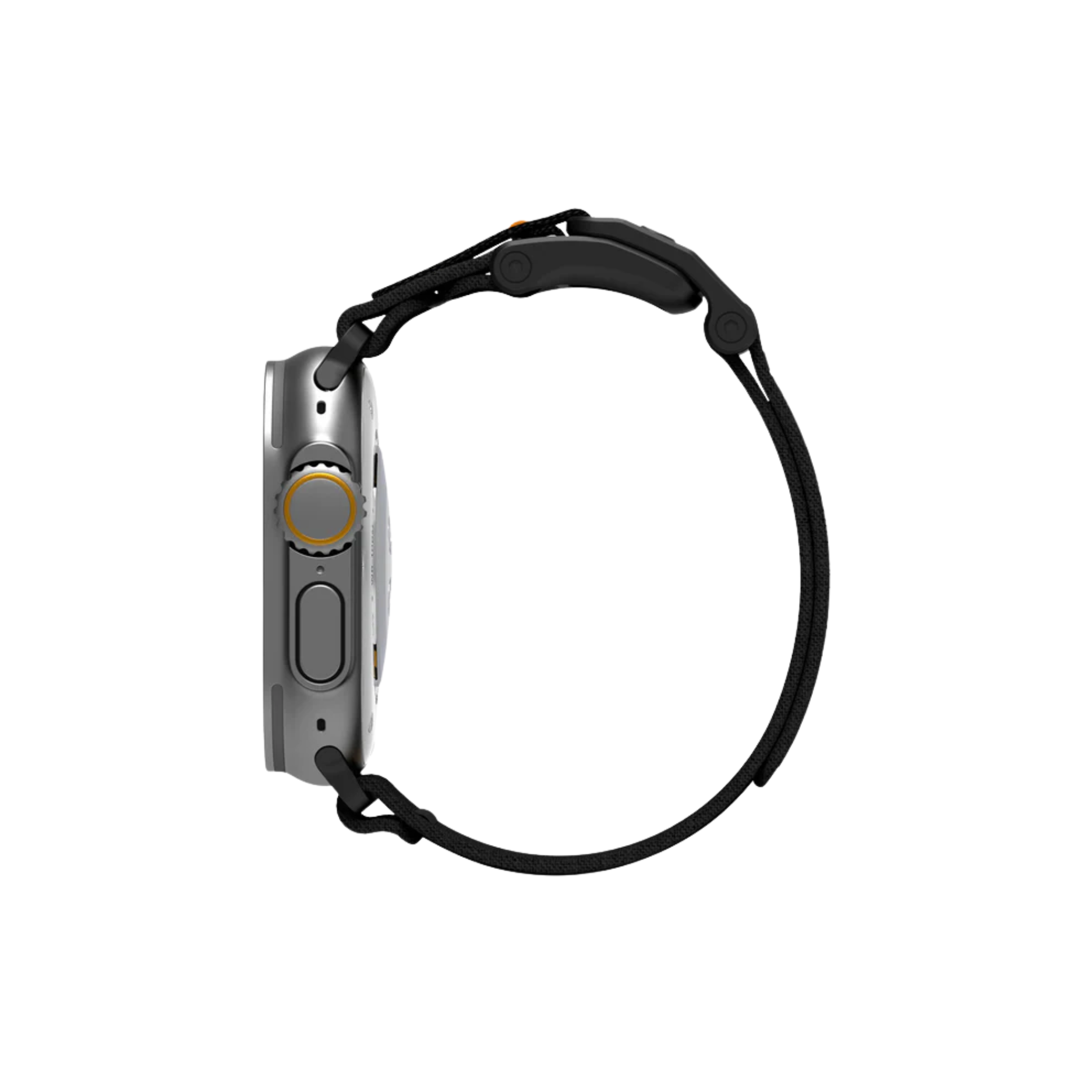  Dây Applewatch Aulumu A11-Dây Đen/Khoá Đen (44/45/49) 