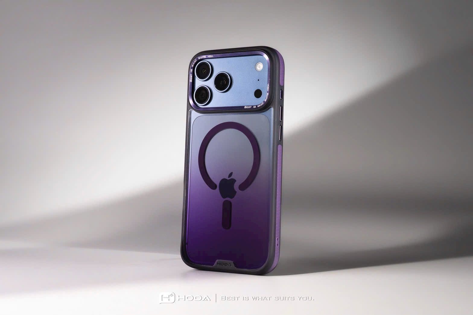  Ốp 17 Promax Hoda Multicolor Magsafe - Tím 