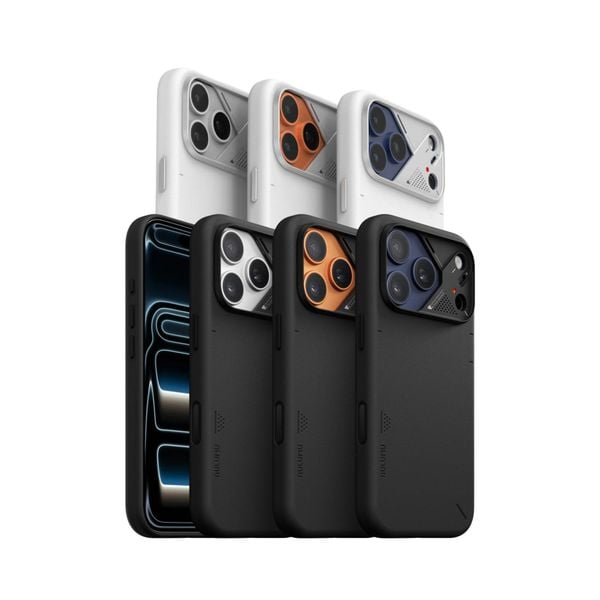  Ốp 17 Promax Aulumu A17 Vegan Leather - Đen 