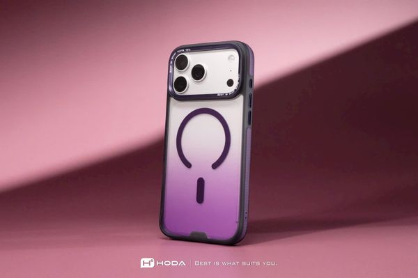  Ốp 17 Promax Hoda Multicolor Magsafe - Tím 