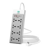  Ổ Điện Đa Năng LDNIO SC4 GaN 13in1 | 8 AC 2500W + 5 USB 65W 