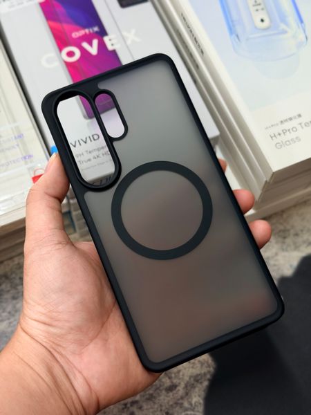  Ốp S26 Ultra Likgus Nhám Tuan Magsafe - Đen 