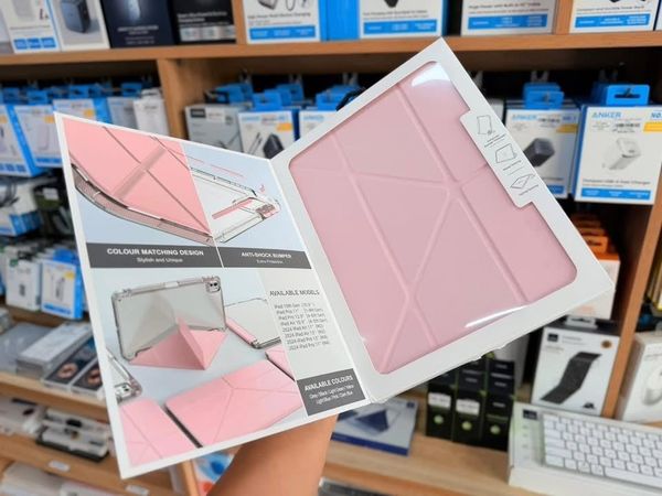  Bao Da iPad Gen 11(A16) Mutural Clear Pro-Hồng 