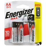  Pin Energizer Max AA E91 BP2+1 (Vỉ 3 viên) 