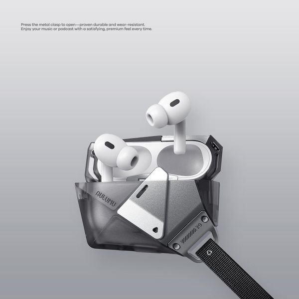  Case Airpods Pro 3 Aulumu A39 Geometric- Đen 