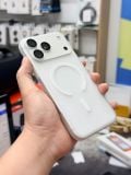  Ốp 17 Promax Memumi Lụa Magsafe - Trắng 