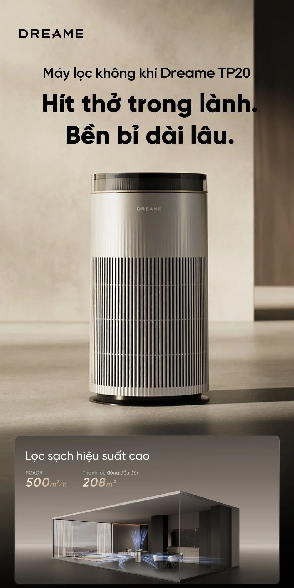 Máy Lọc Không Khí Dreame TP20 
