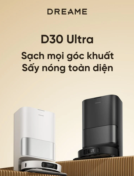  Robot Hút Bụi Lau Nhà Dreame D30 Ultra 