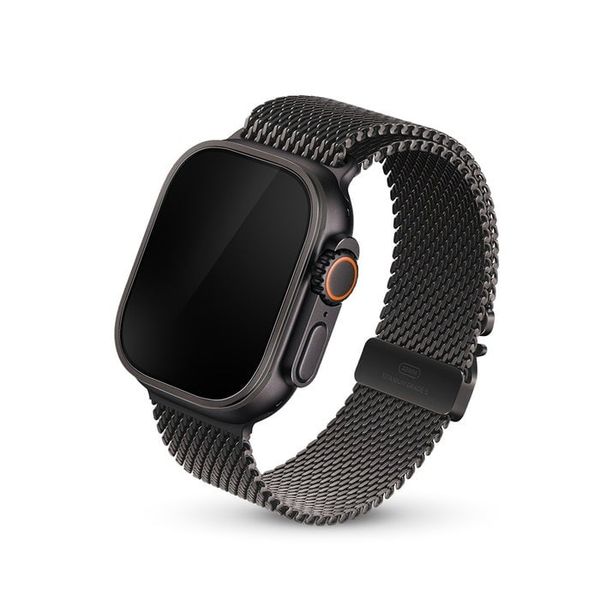  Kính AppleWatch Ultra Hoda Sapphire Kèm Khung Titan - Đen 