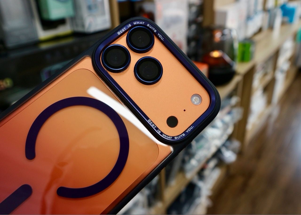  Ốp 17 Promax Hoda Multicolor Magsafe - Tím 