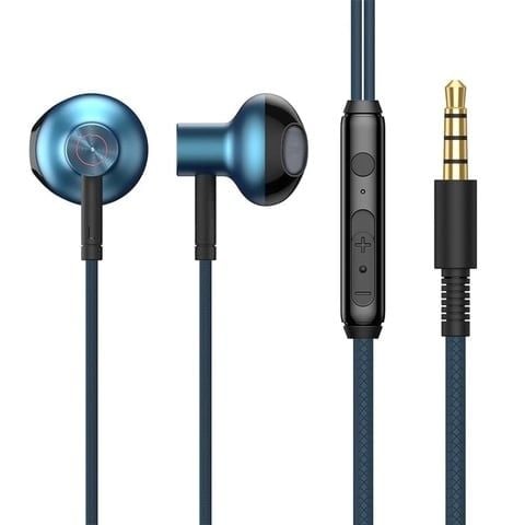  Tai Nghe Dây Baseus Encok H19 (jack 3.5mm) - Xanh 