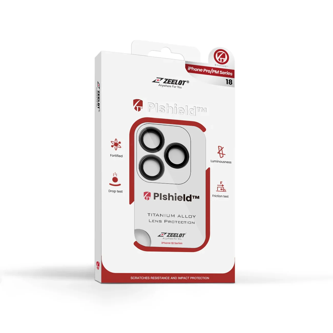  Lens 18 Promax Zeelot Pishield - Đen 