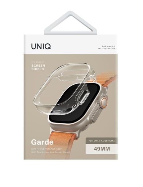  Ốp AppleWatch Ultra 49mm UNIQ Garde Hybrid (Trong) 