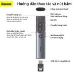  Bút Trình Chiếu Baseus Orange Dot Wireless Presenter 