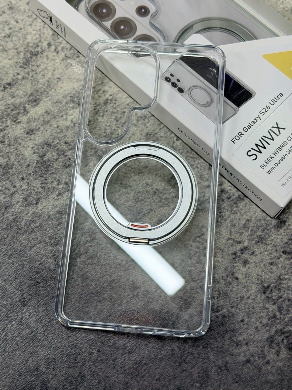  Ốp S26 Ultra Uniq Hybrid Swivix With 360 Rotating Kickstand 