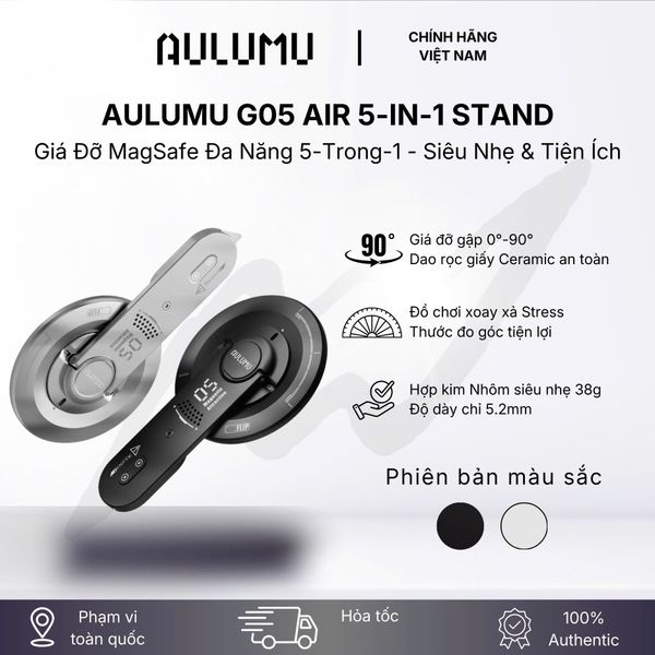  Giá Đỡ Điện Thoại Magsafe Aulumu G05 Air - Black 