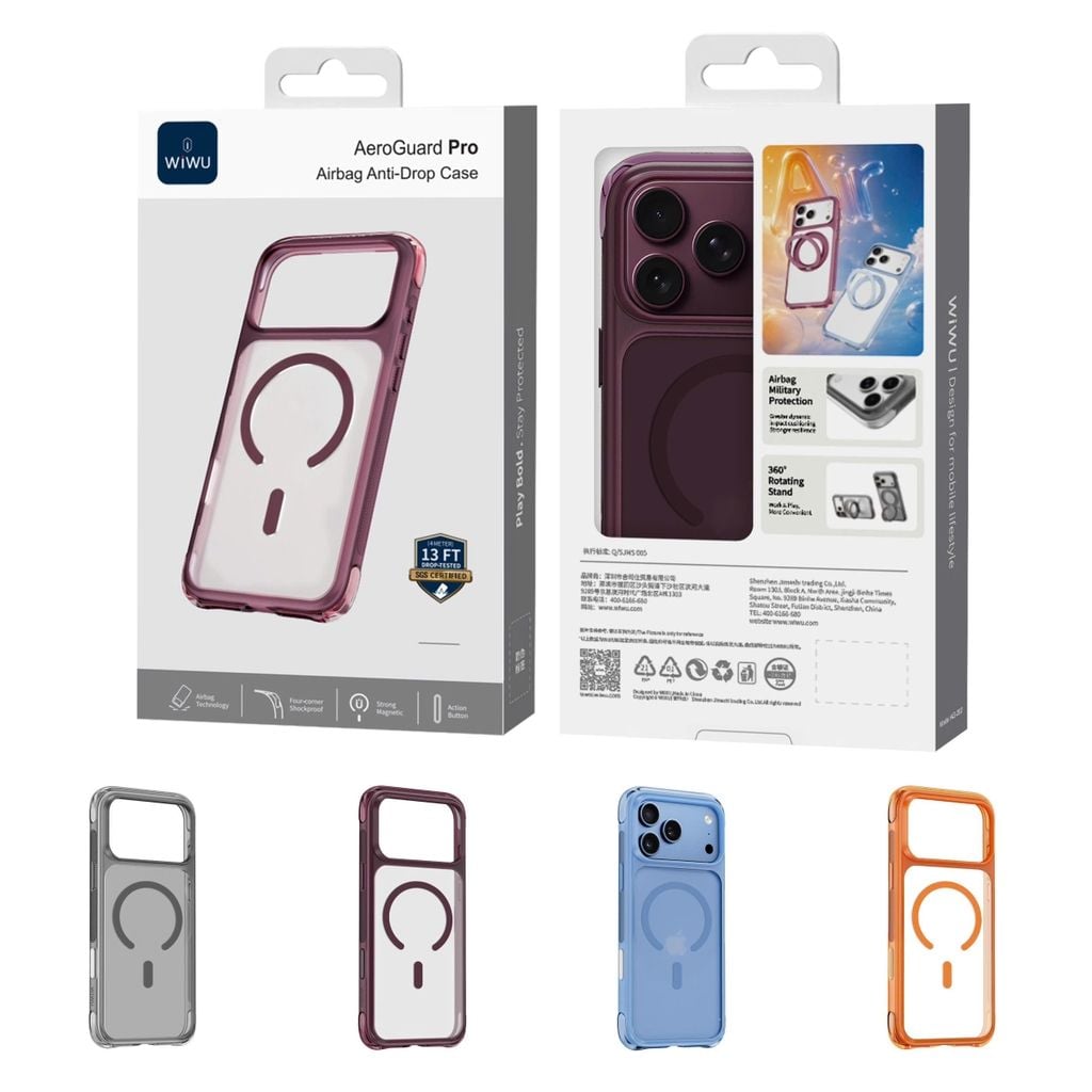  Ốp 18 Promax Wiwu AeroGuard Pro (Xanh) 