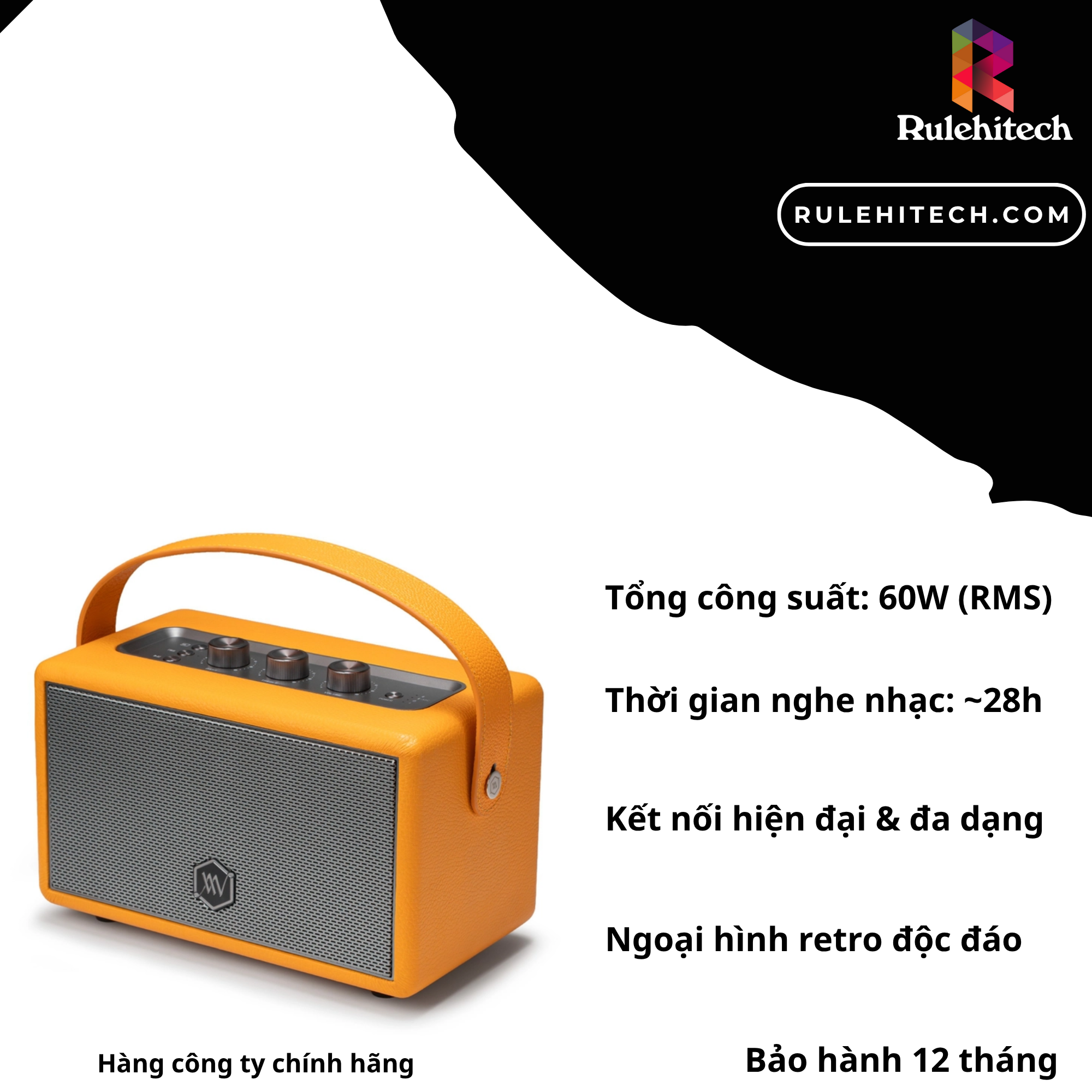  Loa AlphaWorks W89 - vàng 