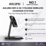  Đế Sạc Không Dây Aulumu M01 4 in 1 - Black 
