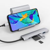  Hub Hyperdrive bar 6 in 1 Gray (2 usb - 1HDMI - SD/Micro SD - C ) 