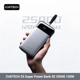  Pin Cuktech 25.000mah LPB252N 120W- Trắng 