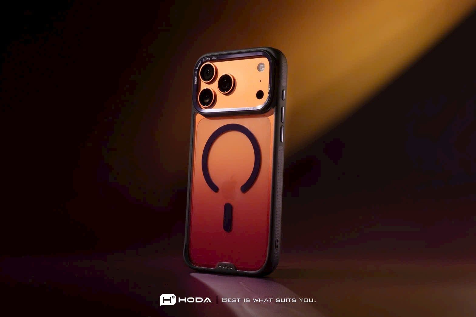  Ốp 17 Promax Hoda Multicolor Magsafe - Tím 