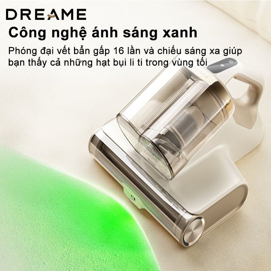  Máy Hút Bụi Nệm Dreame D20 Pro-Có Cảm Biến Báo Bụi 