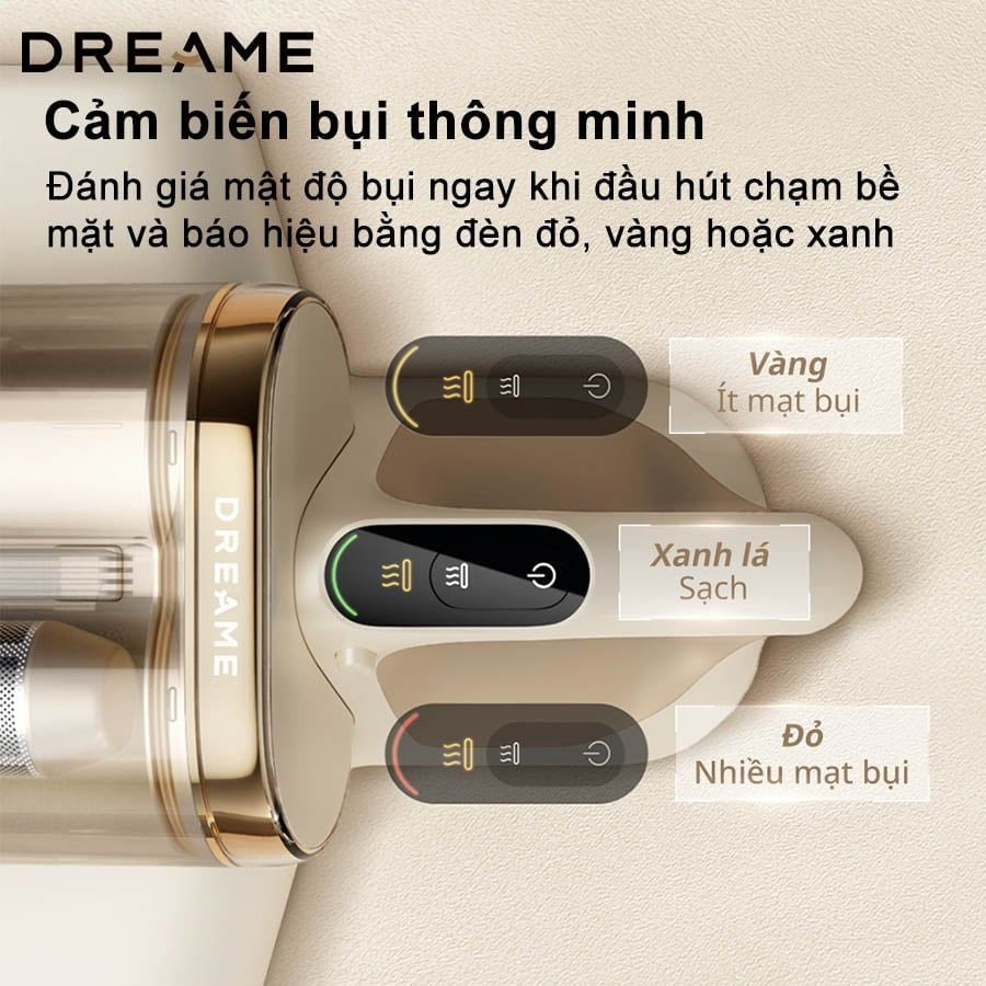  Máy Hút Bụi Nệm Dreame D20 Pro-Có Cảm Biến Báo Bụi 